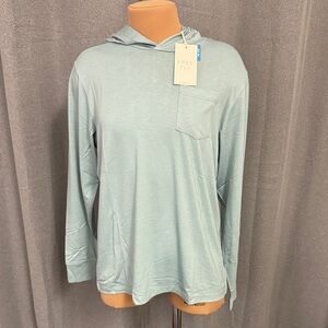 Youth Bamboo Shade Hoodie (ocean mist color)